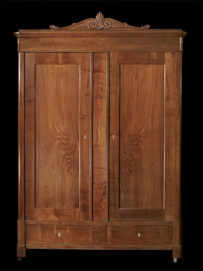 Roupeiro, c. 1846-1860 (nogueira preta; pinheiro) de Johann Michael (attr.to) Jahn