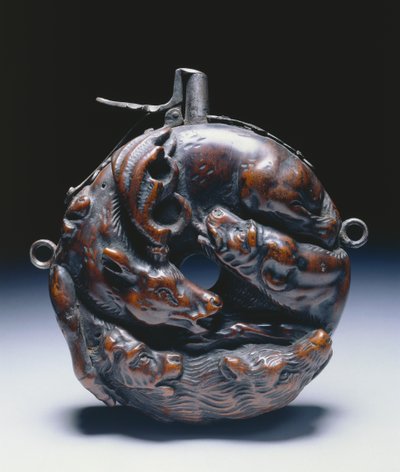 Balão de pó, c.1680 de Johann Michael Maucher