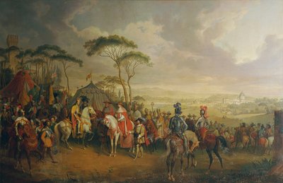Entrada do imperador Frederico III. em Roma de Johann Nepomuk Höchle