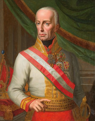 Imperador Franz I (II) da Áustria de Johann Nepomuk Höchle