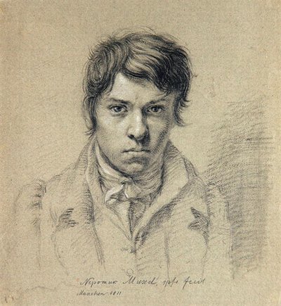 Auto-retrato de Johann Nepomuk Muxel