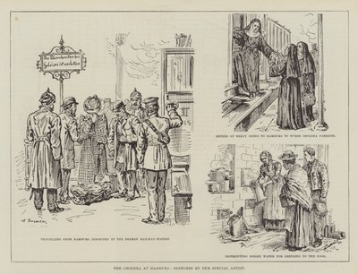 O cólera em Hamburgo de Johann Nepomuk Schonberg