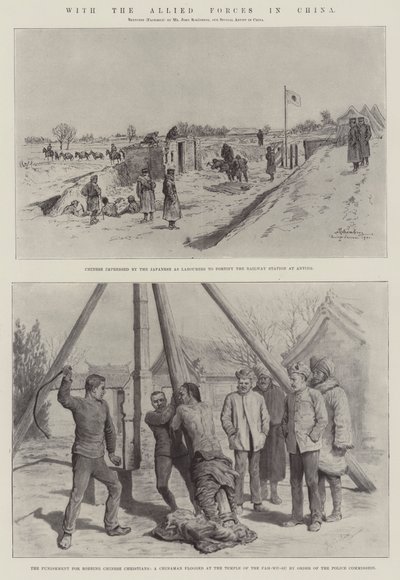 Com as forças aliadas na China de Johann Nepomuk Schonberg