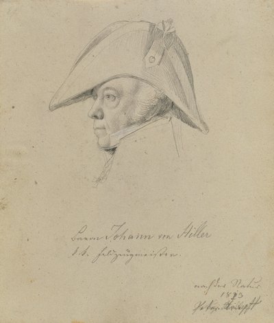 Barão Johann von Hiller de Johann Peter Krafft