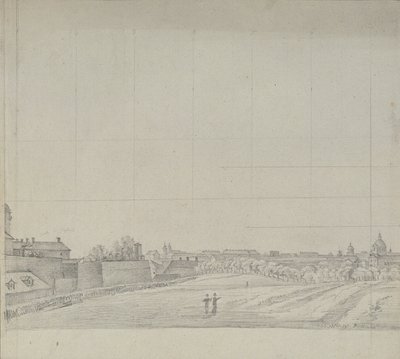 Vista de Viena para o sul de Johann Peter Krafft