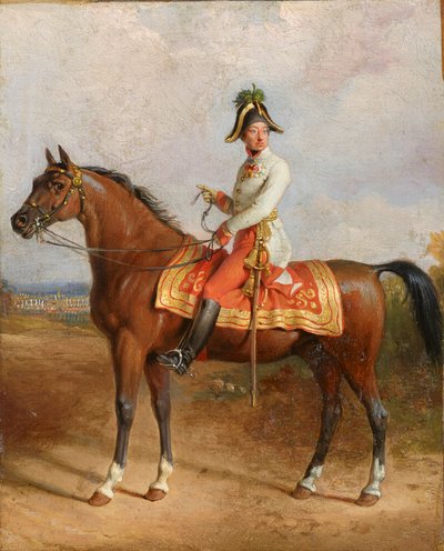 Arquiduque Carl a cavalo de Johann Peter Krafft