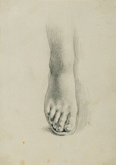 Estudo de pés para "Arindal e Daura" de Johann Peter Krafft