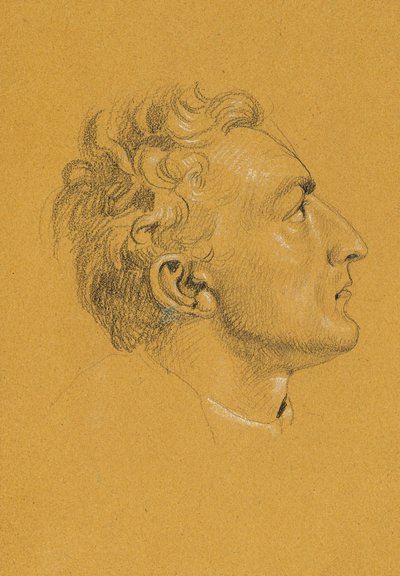 Estudo principal para "Retorno do Imperador Franz de Pressburg" de Johann Peter Krafft