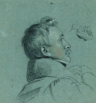 Estudo principal para "Retorno do Imperador Franz de Pressburg" de Johann Peter Krafft