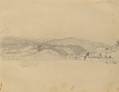 paisagem perto de Baden de Johann Peter Krafft