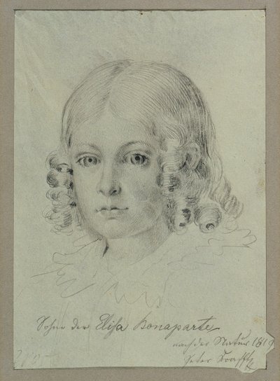 Filho de Elisa Bonaparte de Johann Peter Krafft