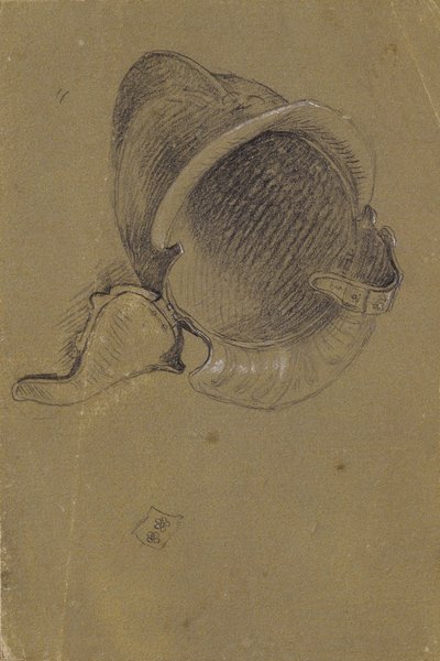 Estudo de um capacete de Johann Peter Krafft
