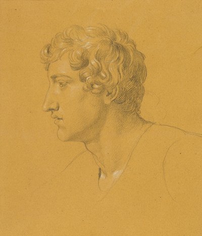 Estudo de uma cabeça de Johann Peter Krafft
