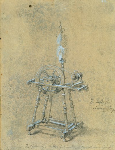 Estudo de um distaff de Johann Peter Krafft