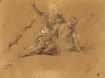 Estudo para "Arindal e Daura" de Johann Peter Krafft