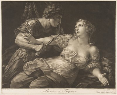 Tarquin e Lucretia, 1792. de Johann Peter Pichler
