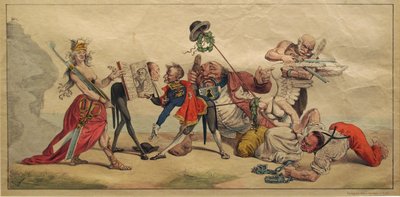 A entrada da censura na Alemanha, 1842 de Johann Richard Seel
