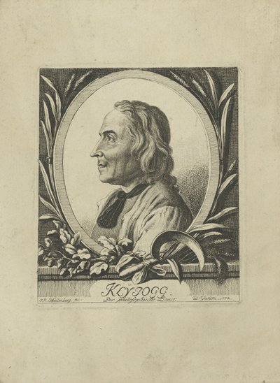 Retrato de Jakob Kleinjogg Gujer 1718-1785, 1772. de Johann Rudolf Schellenberg
