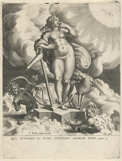 Alegoria da Esperança de Johann Sadeler (I)