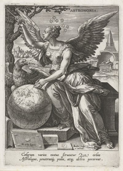 Astronomia Astronomia (título no objeto) As sete artes liberais (artes liberales) (título da série) de Johann Sadeler (I)