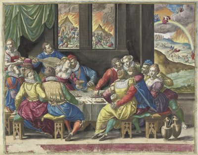 A humanidade à espera do Juízo Final
Ita erit et adventus filii hominis (título sobre o objecto) de Johann Sadeler (I)