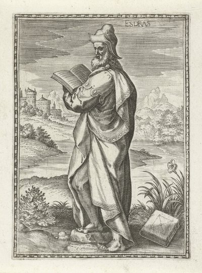 Ezra
Esdras (título sobre o objecto)
Pessoas do Antigo Testamento (título da série) de Johann Sadeler (I)