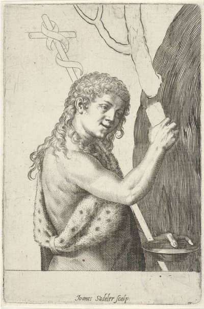 João Baptista em criança de Johann Sadeler (I)