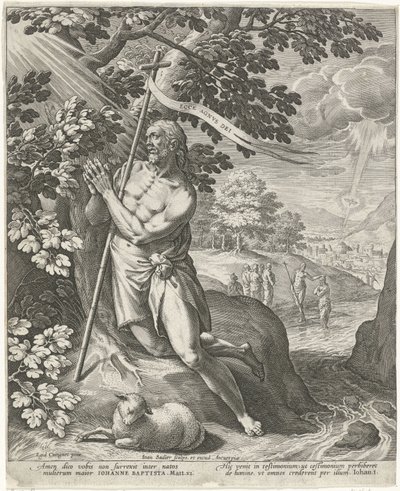 João Batista no deserto de Johann Sadeler (I)
