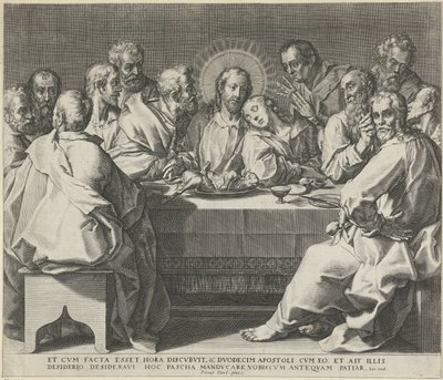 Última Ceia de Johann Sadeler (I)