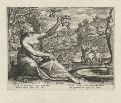 Primavera
Longe (título sobre o objecto)
As quatro estações (título da série) de Johann Sadeler (I)