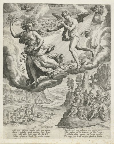 Westenwind
Occidens (título sobre o objecto)
De vier winden (título da série) de Johann Sadeler (I)