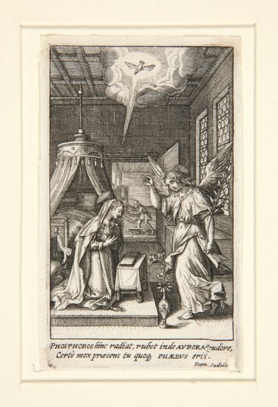 A Anunciação de Johann Sadeler I