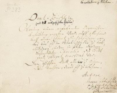 Capa do livreto de órgãos. Por volta de 1700-1719 de Johann Sebastian Bach