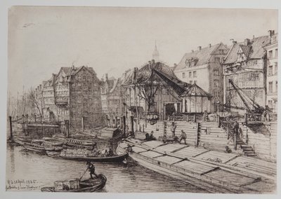 Ponte alta na nova grua de Johann Theobald Riefesell