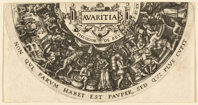 Avareza de Johann Theodor de Bry