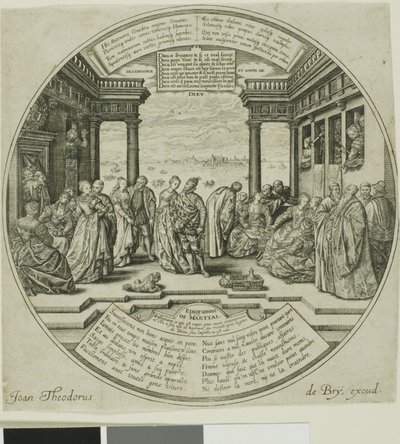 O casamento veneziano de Johann Theodor de Bry
