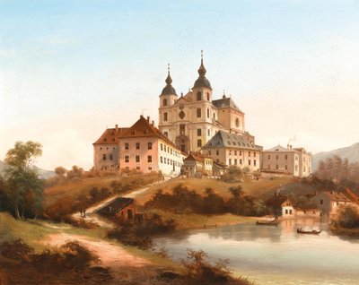 Igreja de peregrinação de Johann Wilhelm Jankowsky Sonntagberg de Johann Wilhelm Jankowski
