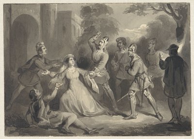 Assassinato de Alida van Poelgeest, 1392 de Johann Wilhelm Kaiser (I)