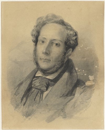 Auto-retrato de Johann Wilhelm Kaiser (I) de Johann Wilhelm Kaiser (I)