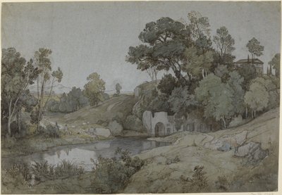 A gruta de Egeria de Johann Wilhelm Schirmer