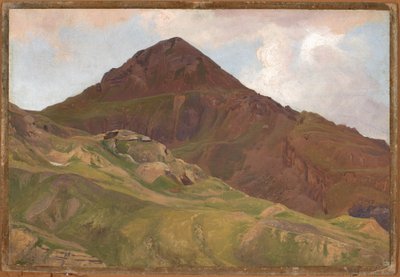 Paisagem desolada de alta montanha de Johann Wilhelm Schirmer