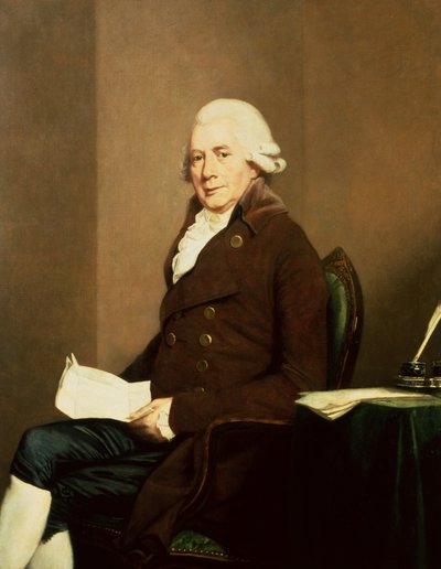Retrato de um cavalheiro sentado, possivelmente William Hunter (óleo sobre tela) de Johann Zoffany