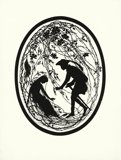 Dornroschen (litografia) de Johanna Beckmann