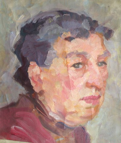Retrato de uma senhora de Johanna Kampmann Freund