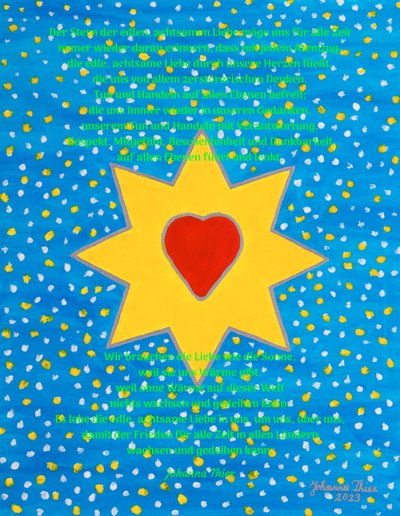A estrela do amor nobre e atento de Johanna Thier