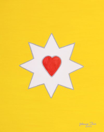 A estrela do amor que traz alegria ao coração - imagem sem citação de Johanna Thier