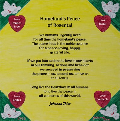 A paz da pátria de Rosental de Johanna Thier
