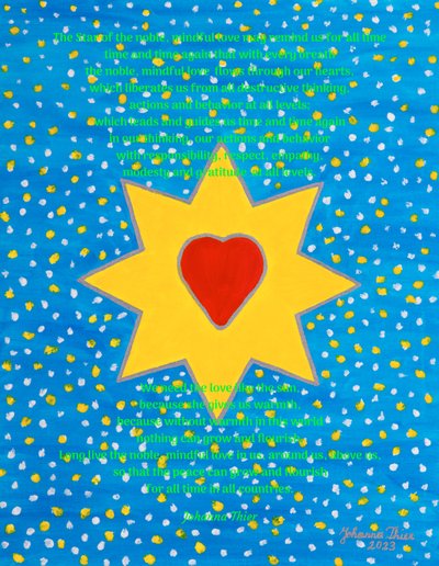 A Estrela do Amor nobre e atento de Johanna Thier