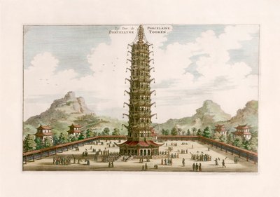 A Torre de Porcelana de Johannes (after) Nieuhof