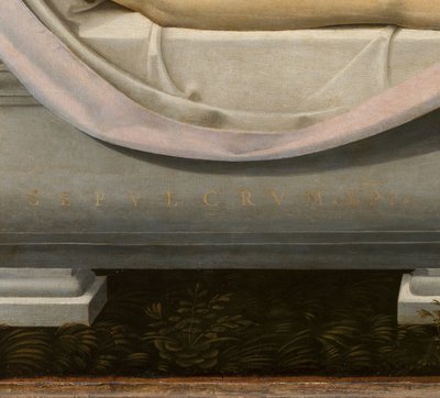 Lamentação, detalhe, c.1490-1510 de Johannes (fl.16th century) Hispanus
